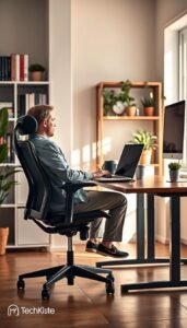 home office ergonomisch sitzen