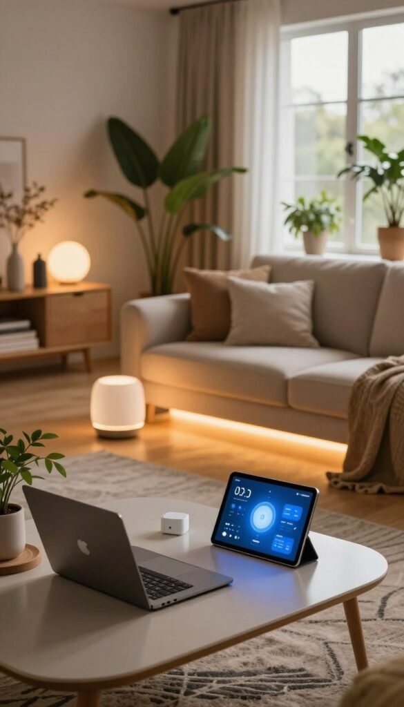 smart home wohnzimmer