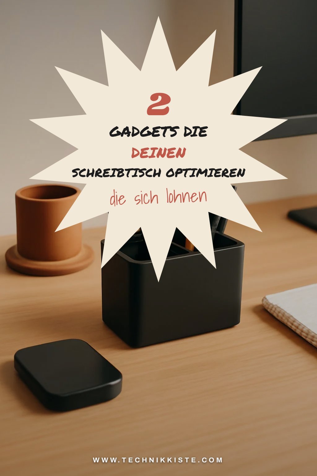 Optimale Organisation für deinen Schreibtisch erreichen