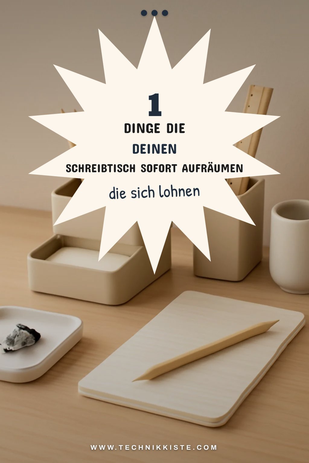 So organisierst du deinen Schreibtisch in 7 einfachen Schritten