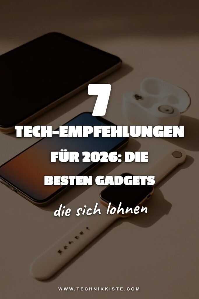 7 Tech-Empfehlungen für 2026: Die besten Gadgets ohne Hype