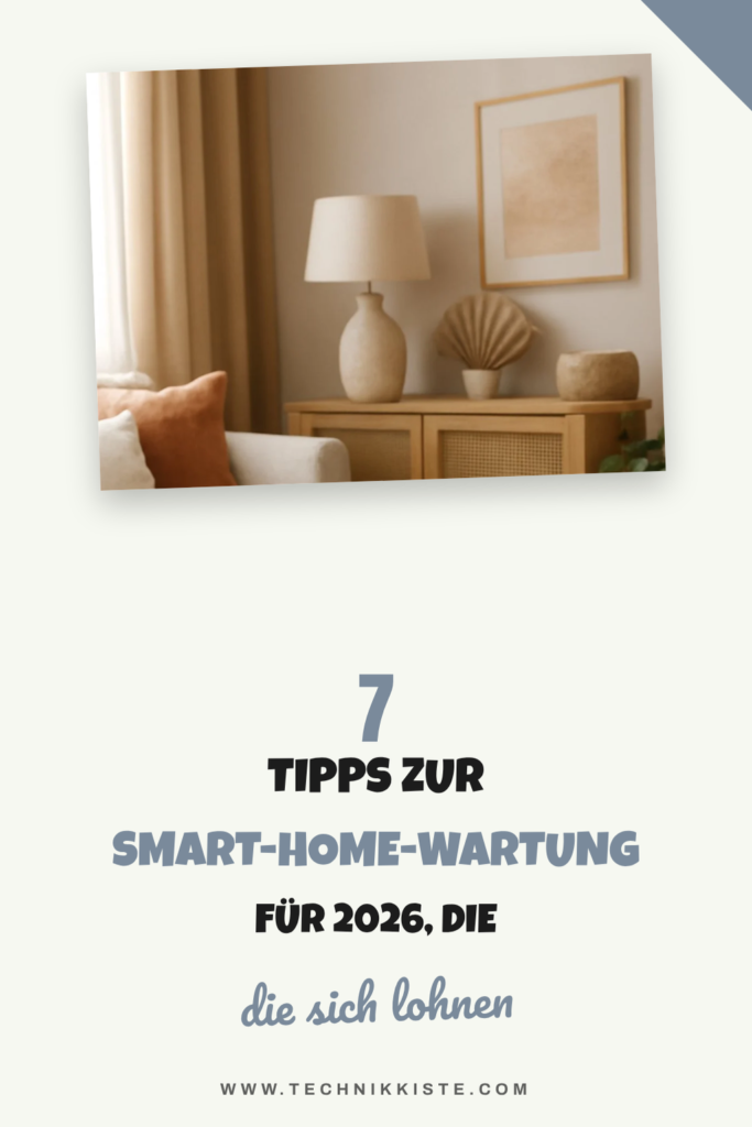 7 Tipps zur Smart-Home-Wartung für 2026, die du kennen musst