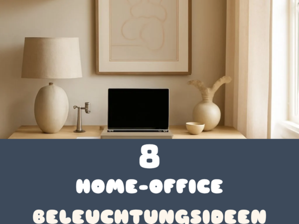 8 Home-Office Beleuchtungsideen für augenschonendes Arbeiten