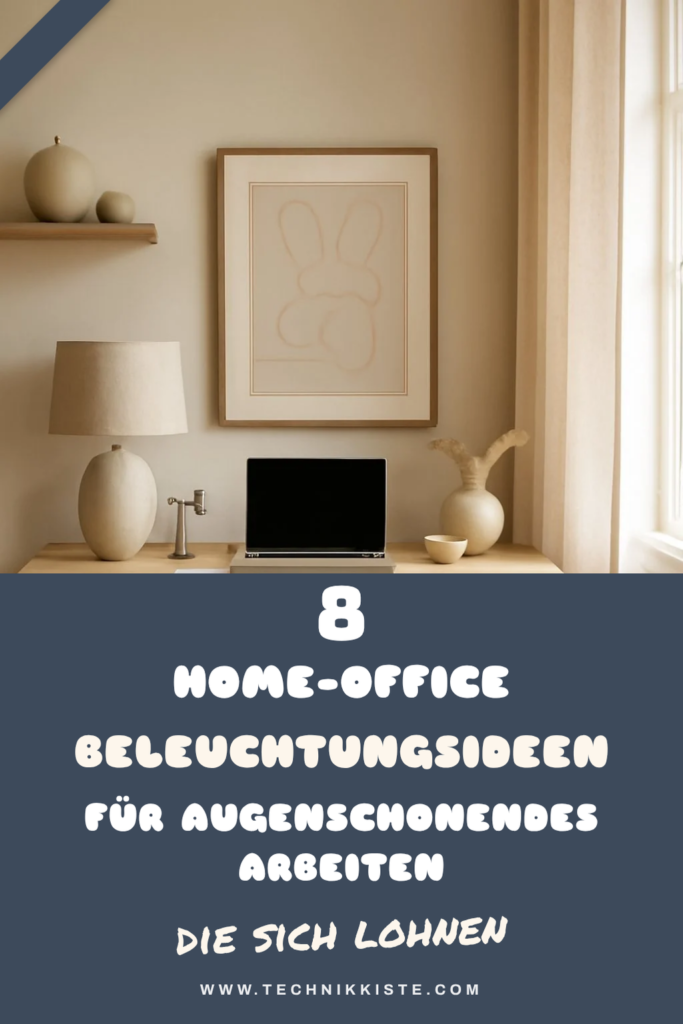 8 Home-Office Beleuchtungsideen für augenschonendes Arbeiten