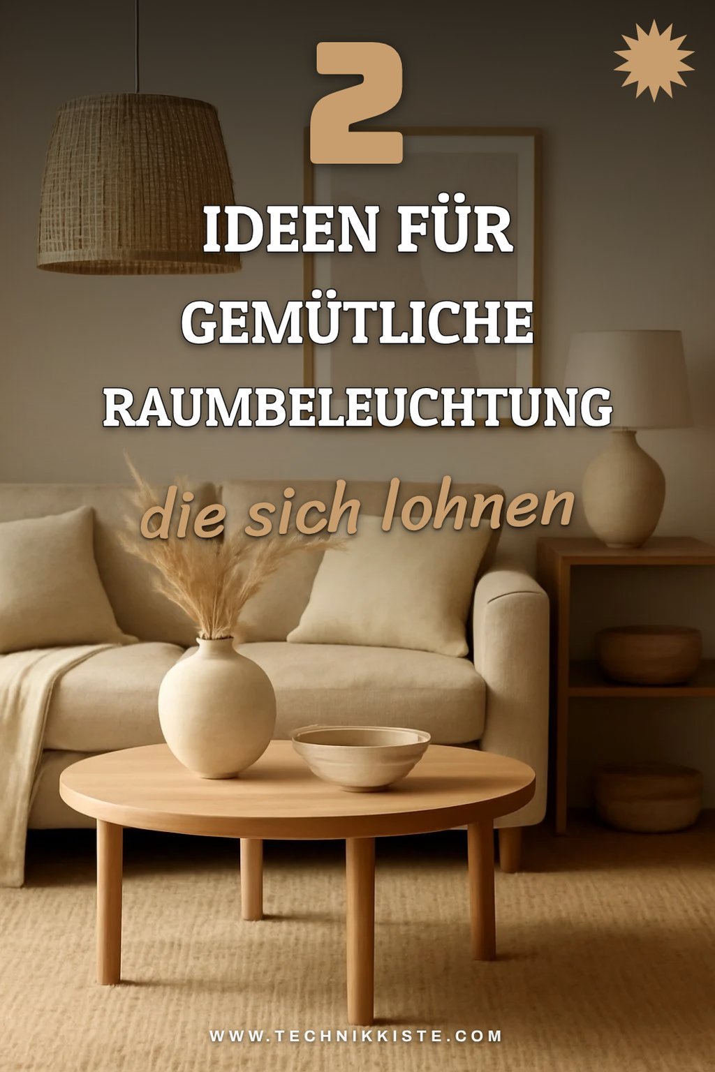 So sorgst du für eine angenehme Raumbeleuchtung
