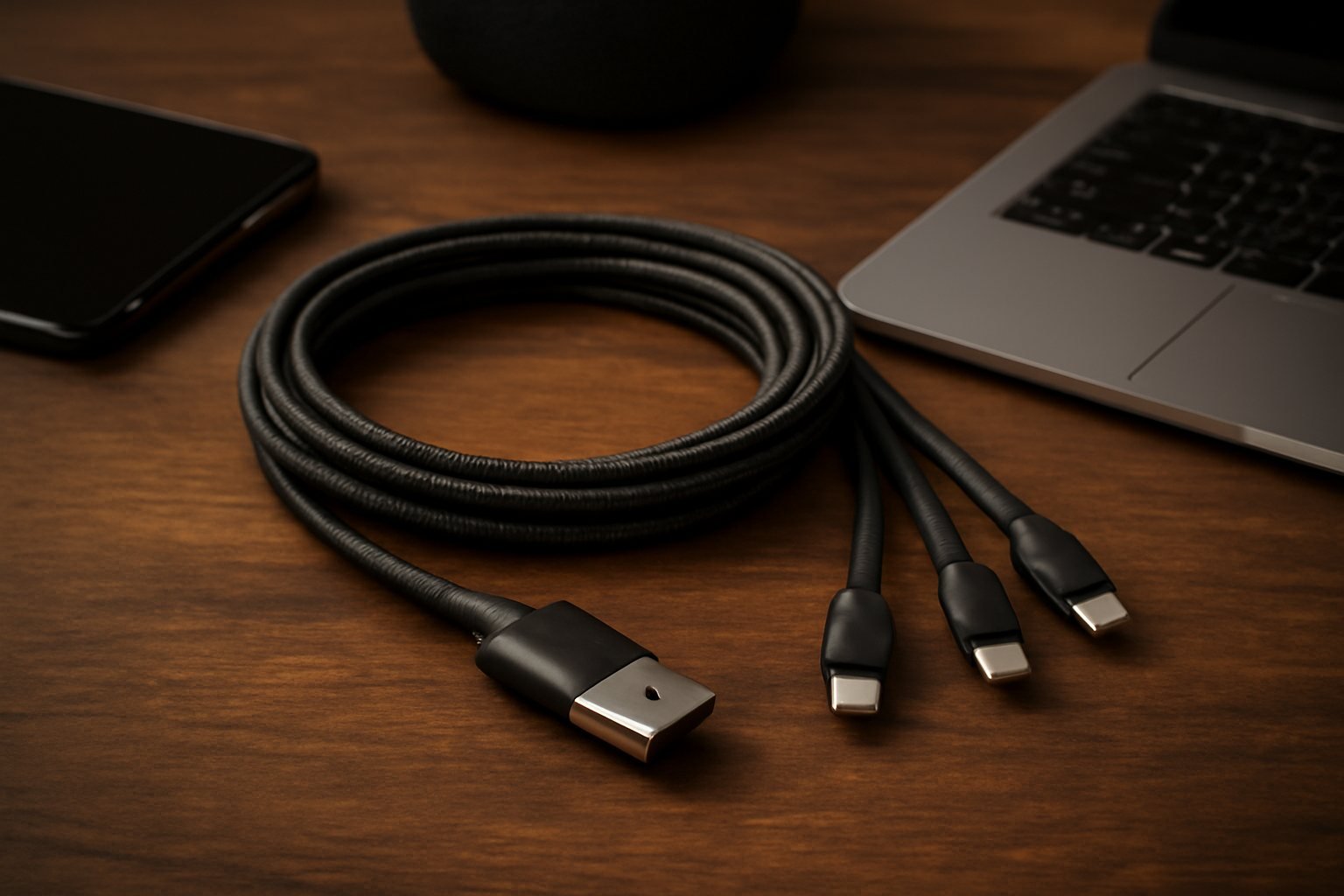 Schnelllade-Multi-Ladekabel für maximale Effizienz