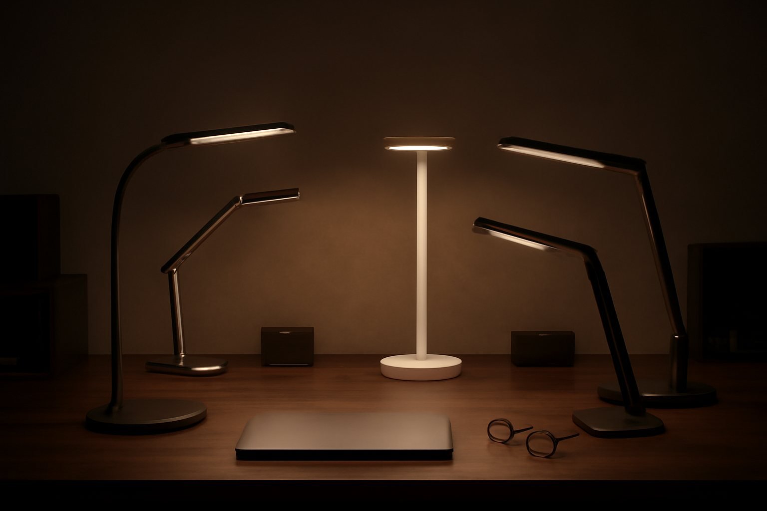 3 minimalistische Schreibtischlampen für ein modernes Ambiente