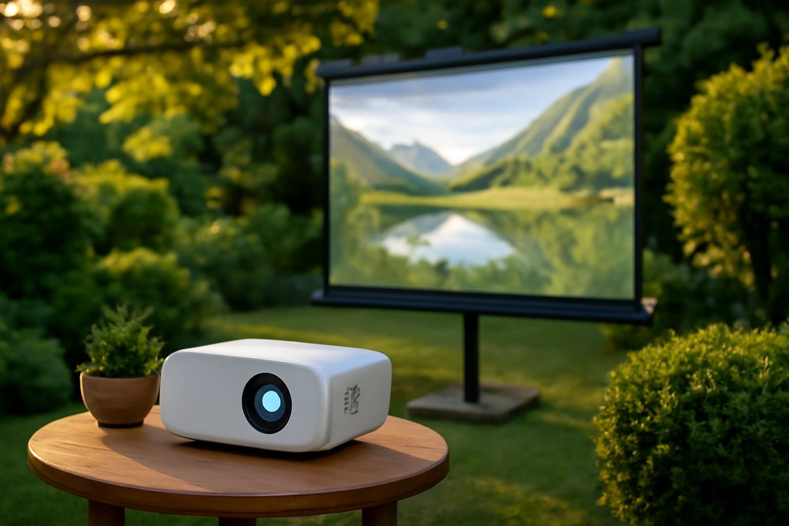 Diese 5 Mini-Beamer bringen Kino-Feeling in deinen Garten