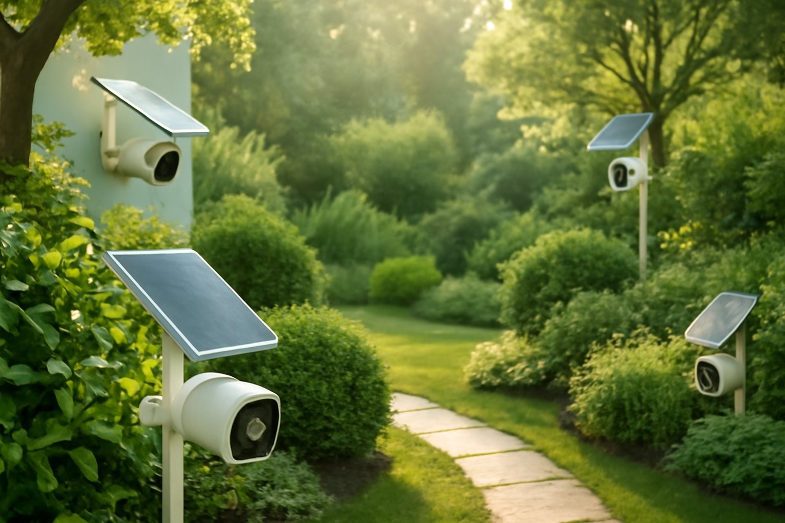 Die 5 besten solarbetriebenen Kameras für deinen Garten
