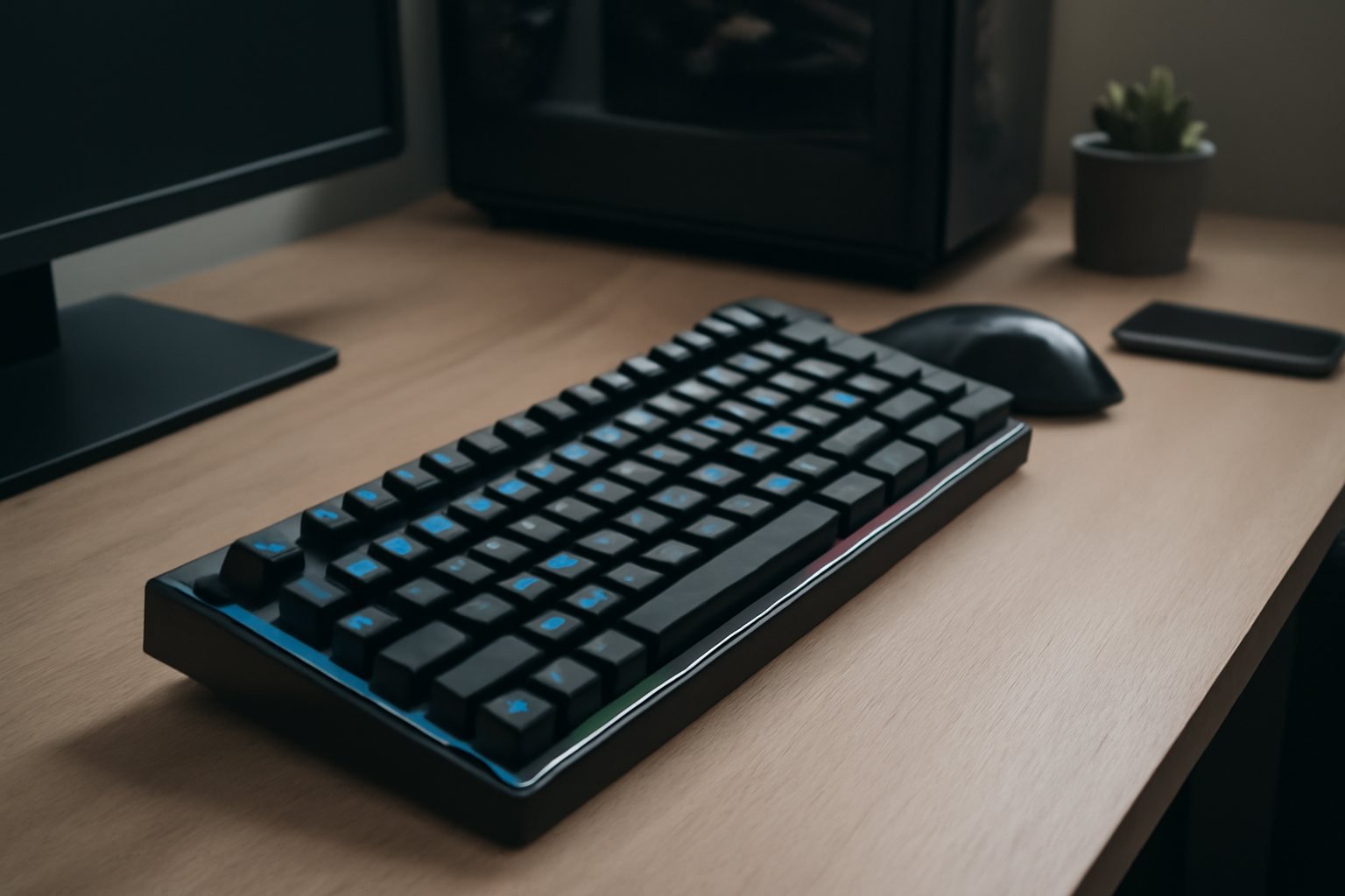 Kompakte Gaming-Tastaturen für kleine Schreibtische