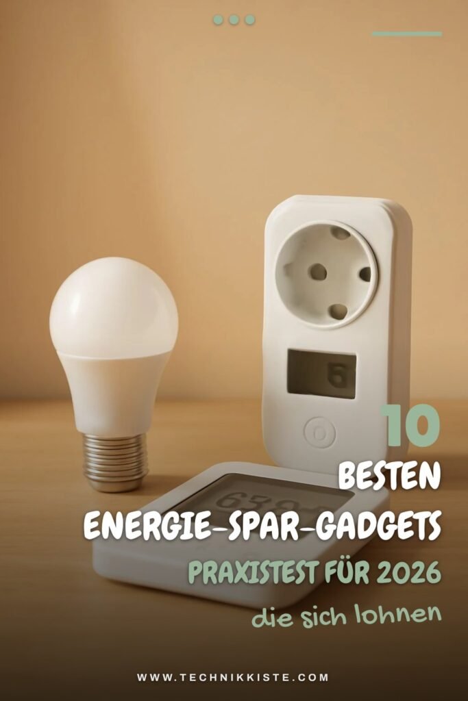 Die 10 besten Energie-Spar-Gadgets Praxistest für 2026