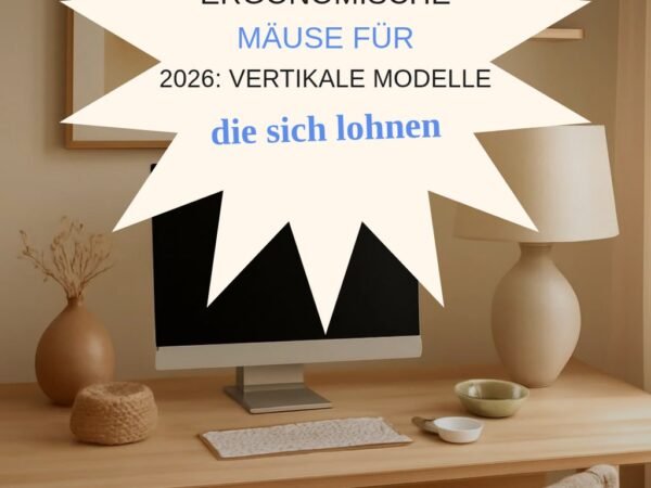 Ergonomische Mäuse für 2026: Vertikale Modelle im Fokus