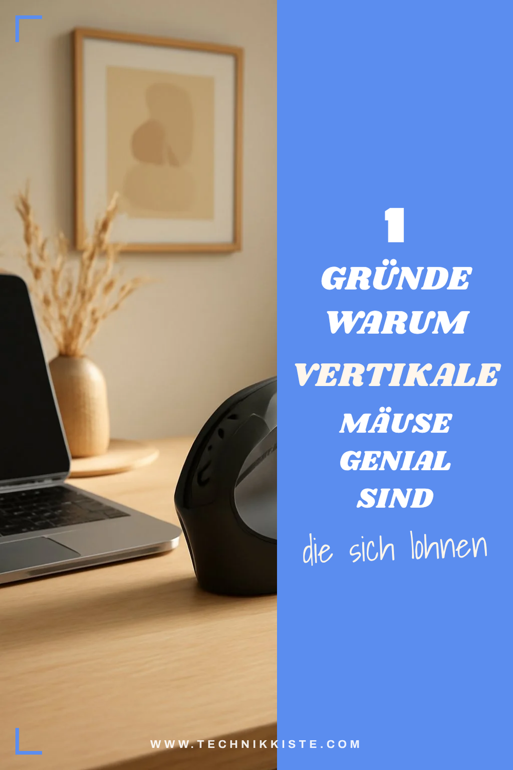 Warum eine vertikale Maus dein Home Office verbessert