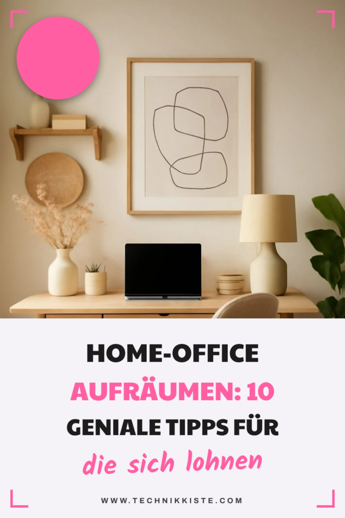Home-Office aufräumen: 10 geniale Tipps für mehr Ordnung