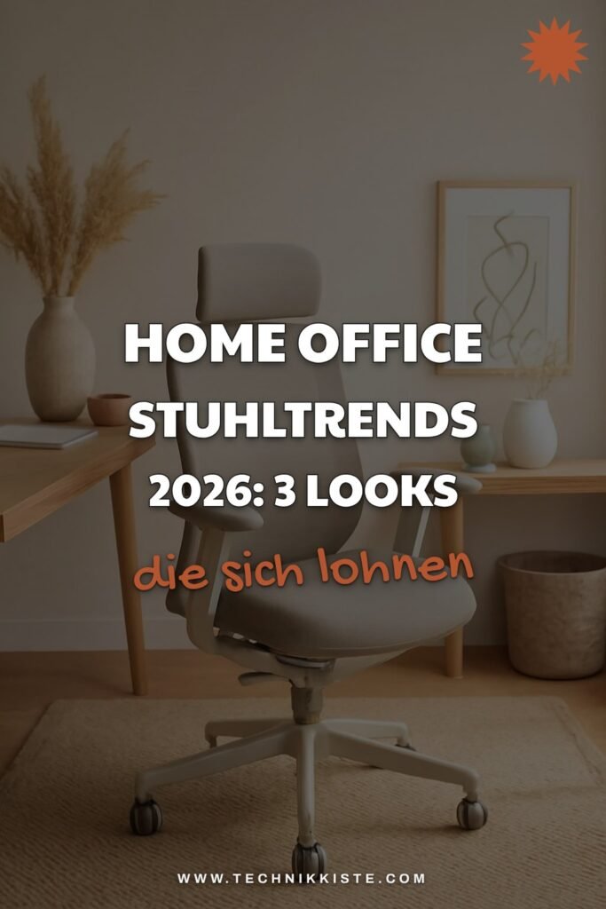 Home Office Stuhltrends 2026: 3 Looks, die jetzt überall auftauchen