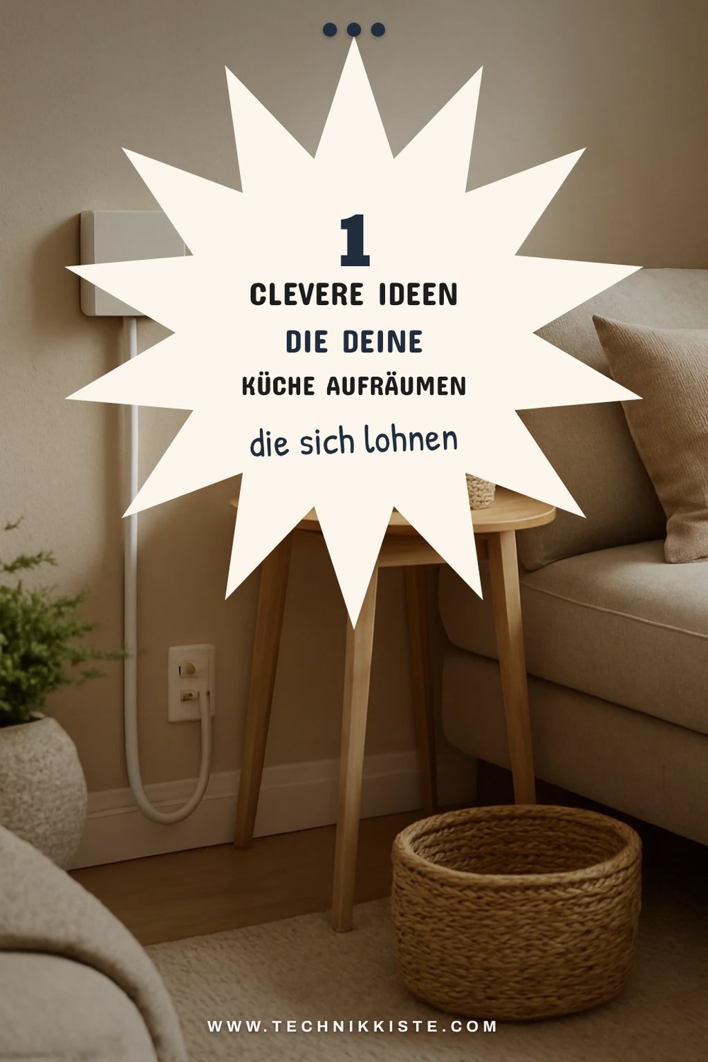 3 Ideen zur Kabelorganisation in der Küche