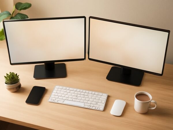 10 Homeoffice Setup 2 Monitore Ideen zum sofort Nachmachen