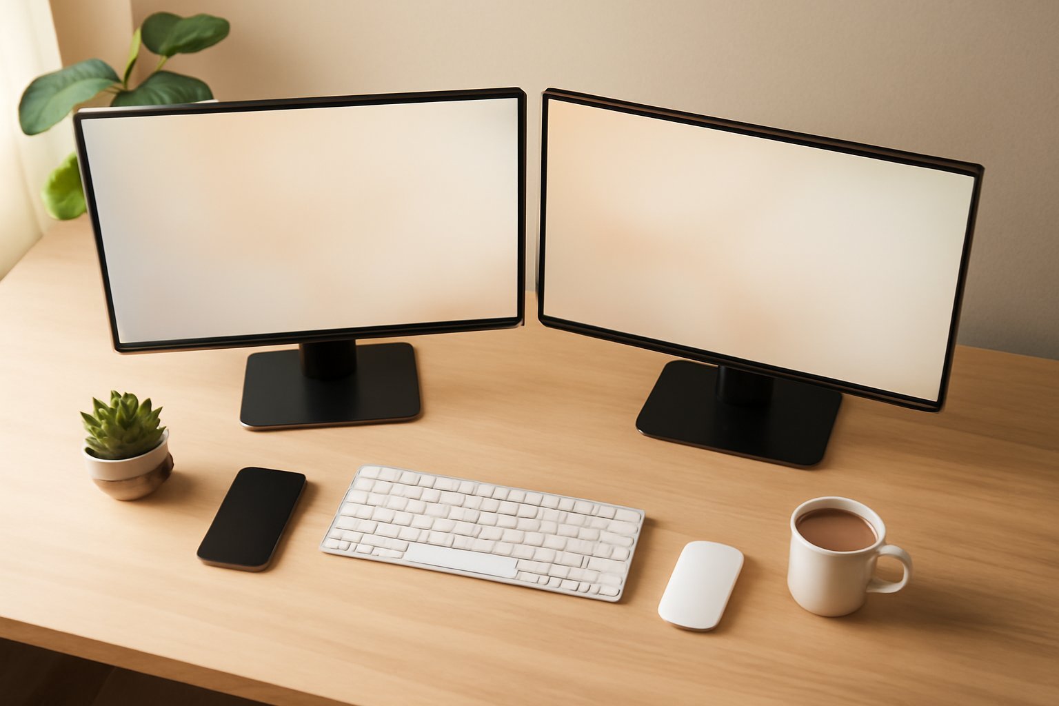 So optimierst du dein Homeoffice mit zwei Monitoren