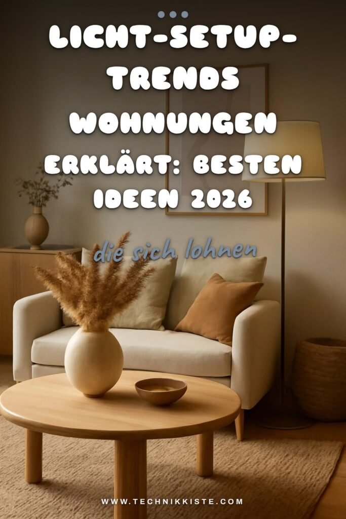 Licht-Setup-Trends Wohnungen erklärt: Die besten Ideen 2026