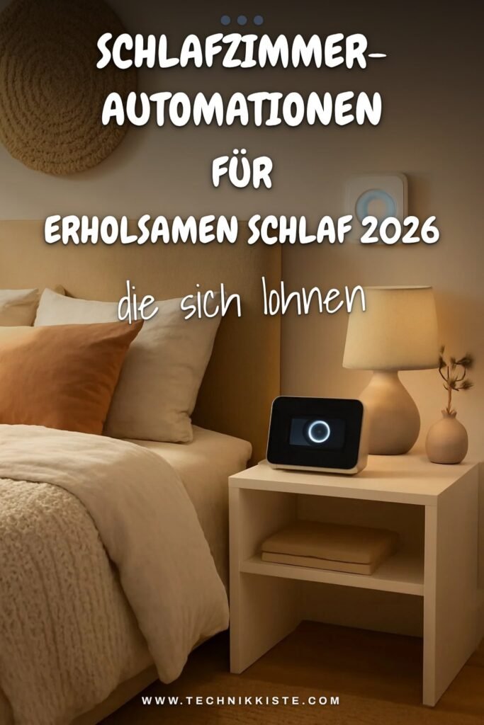 Schlafzimmer-Automationen für erholsamen Schlaf 2026
