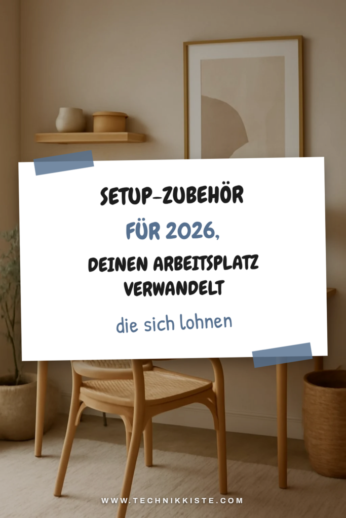 Setup-Zubehör für 2026, das deinen Arbeitsplatz verwandelt