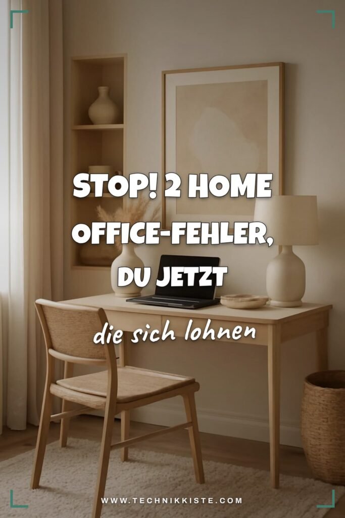 Stop! 2 Home Office-Fehler, die du jetzt vermeiden kannst