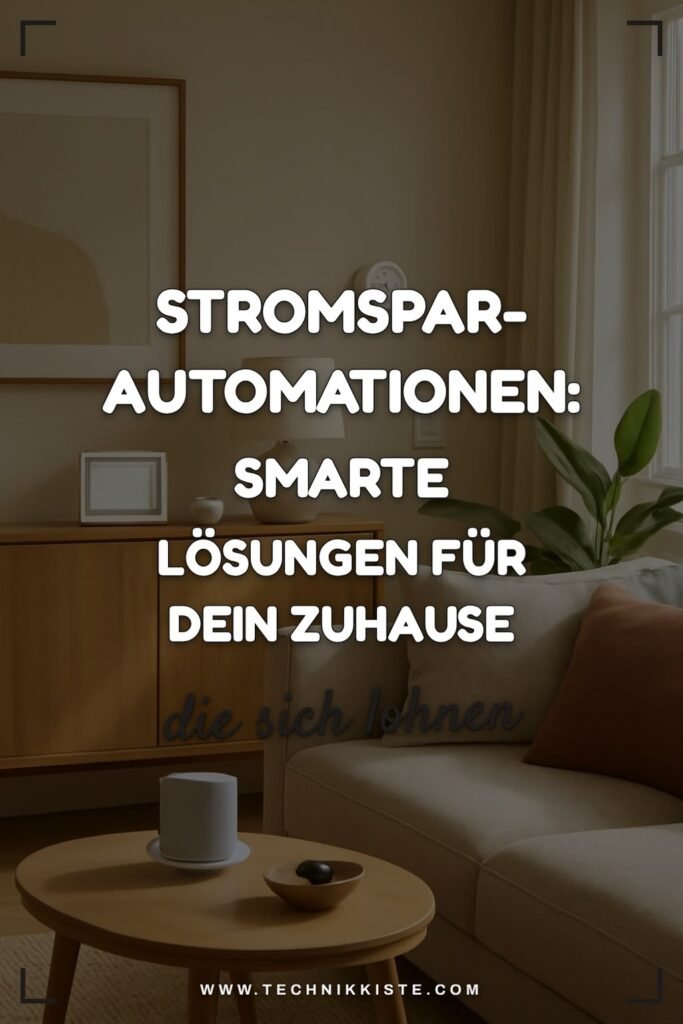 Stromspar-Automationen: Smarte Lösungen für dein Zuhause