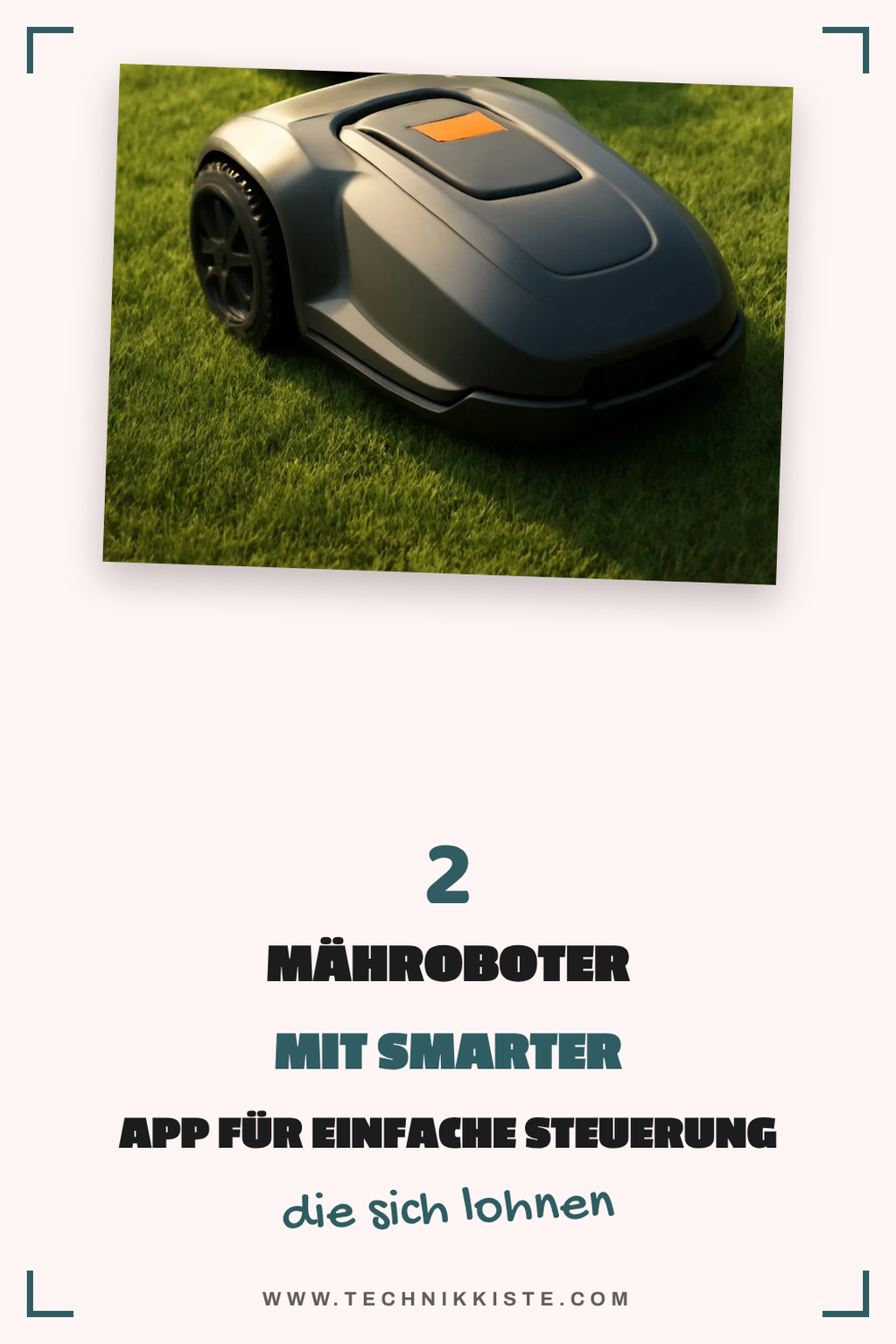 Mähroboter mit bester App-Steuerung