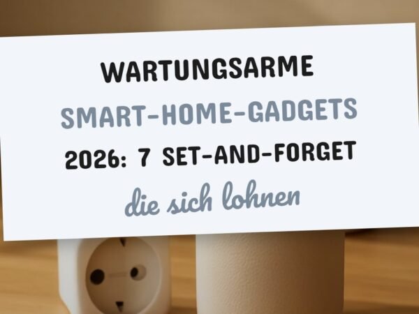Wartungsarme Smart-Home-Gadgets 2026: 7 Set-and-forget