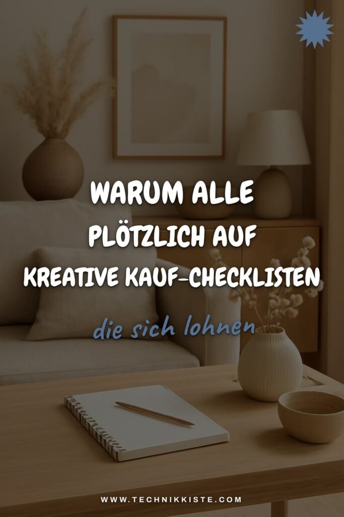 Warum alle plötzlich auf kreative Kauf-Checklisten setzen