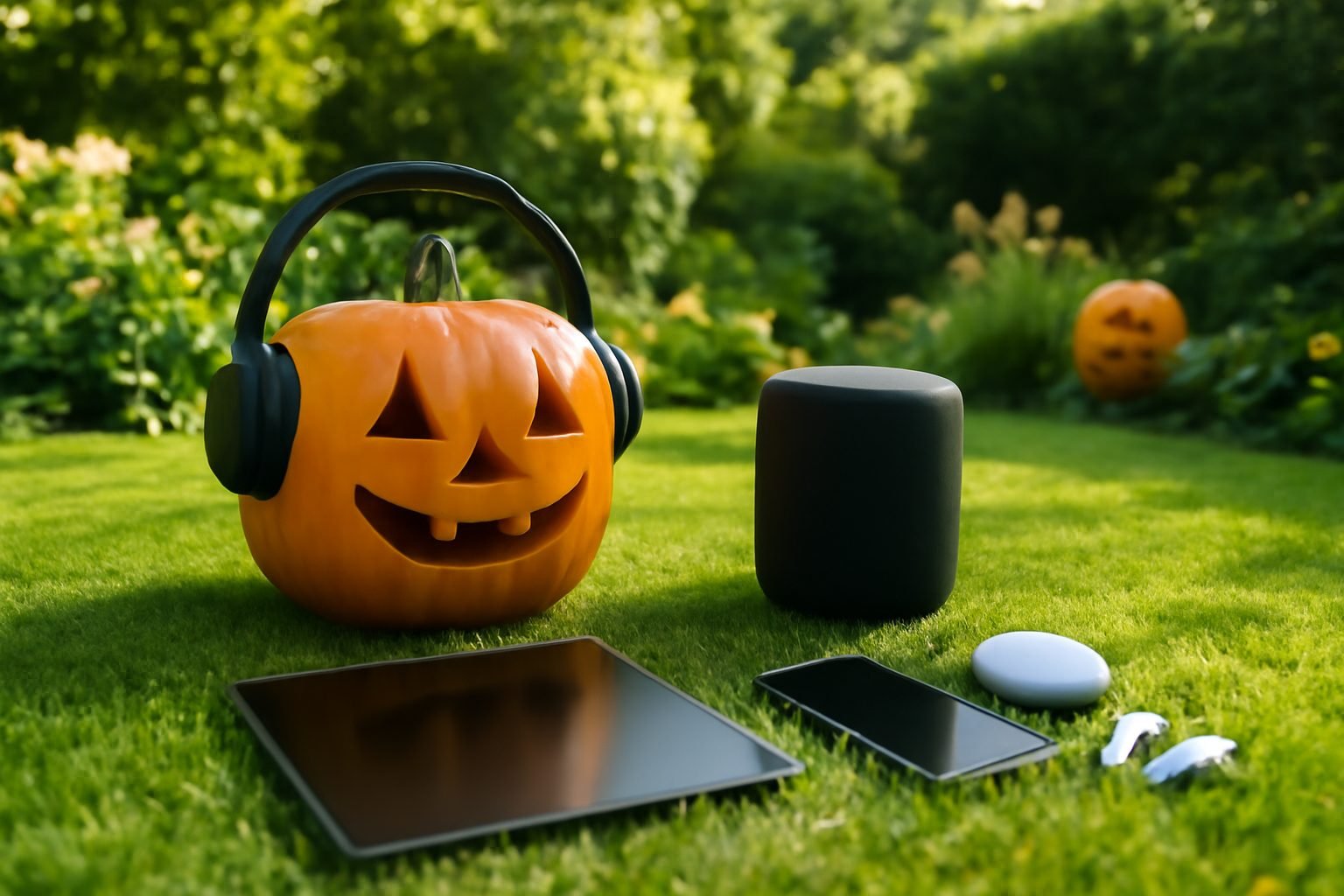 Batteriebetriebene Halloween Deko für außen