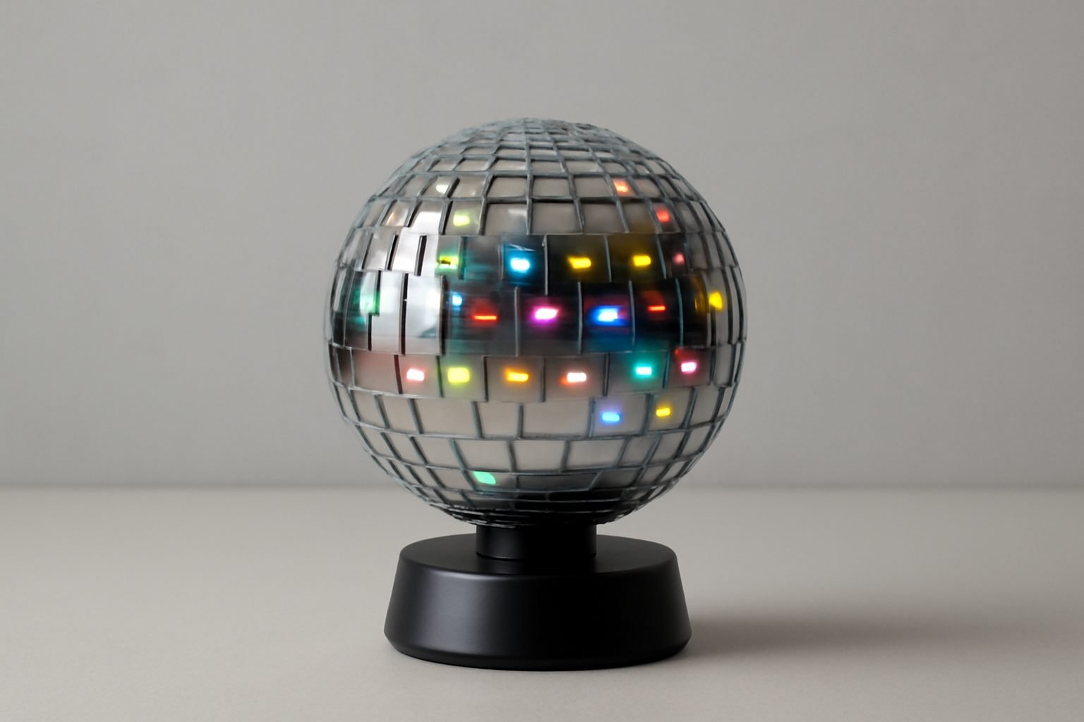Discokugel mit LED für die Party ohne Vorkenntnisse