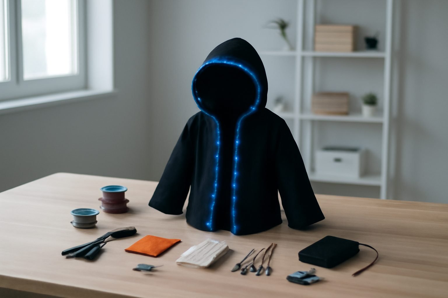 Halloween Kostüm mit Leds selber machen ohne Vorkenntnisse