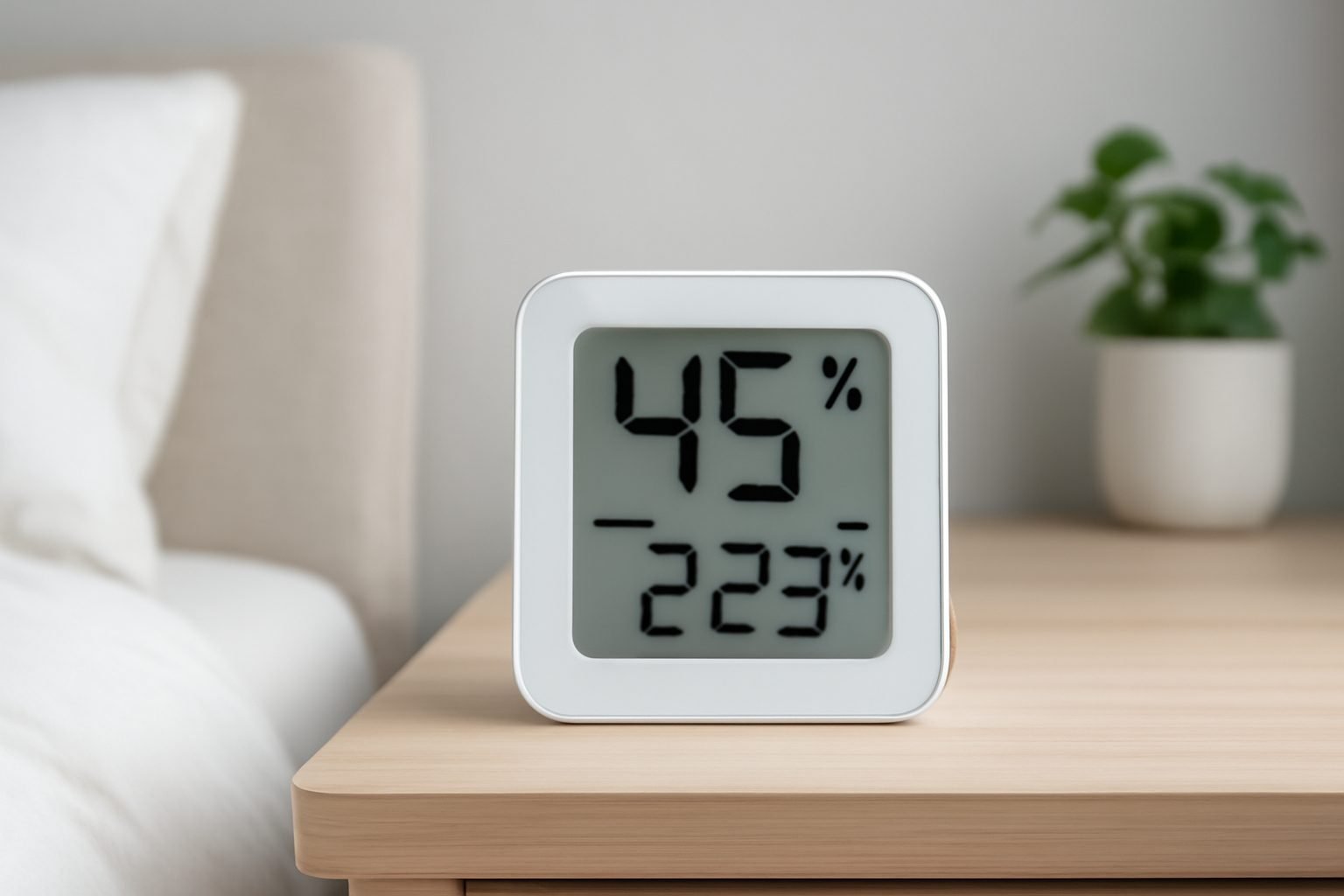 Hygrometer für das Schlafzimmer sinnvoll