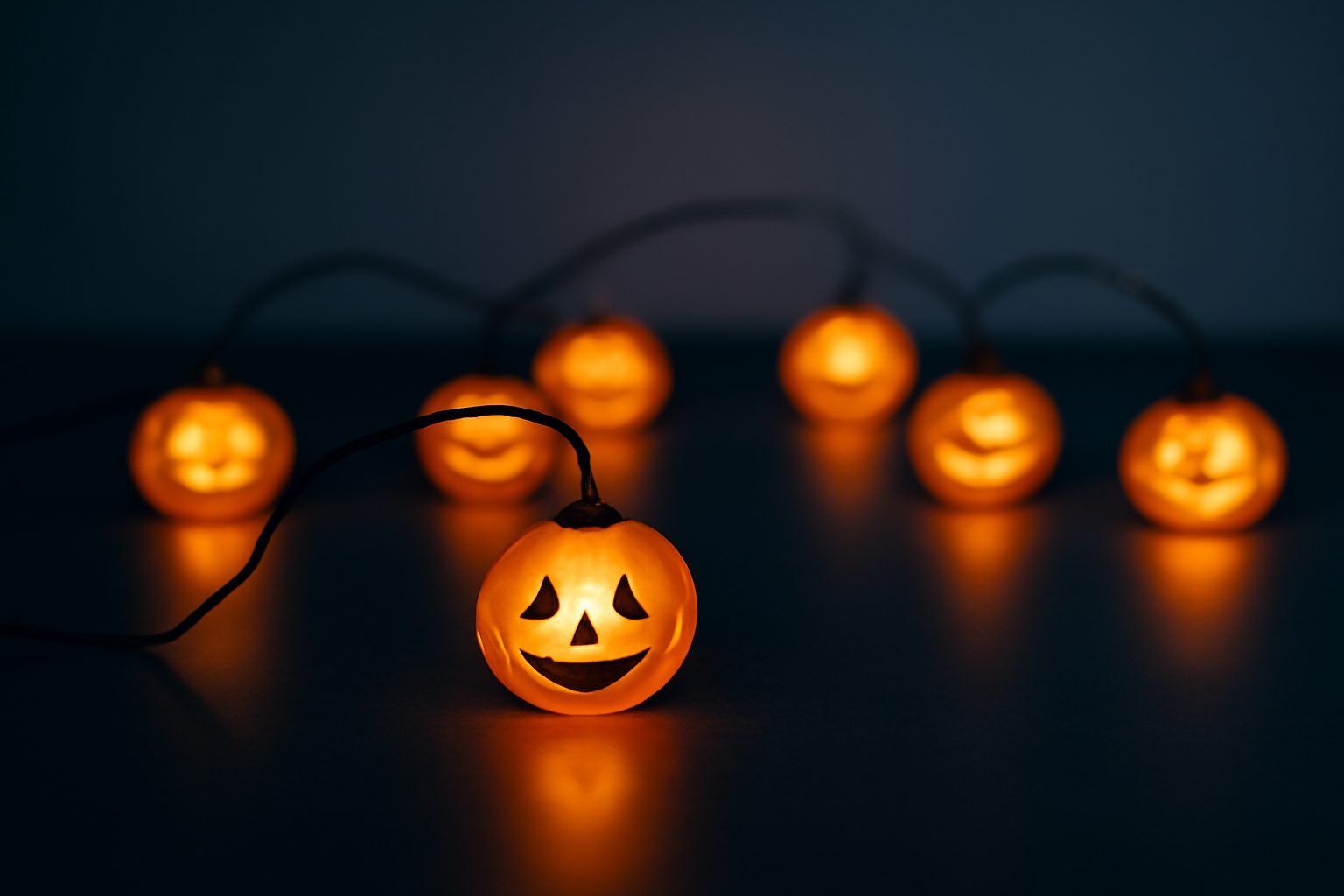 Kabellose Lichterkette für Halloween Deko