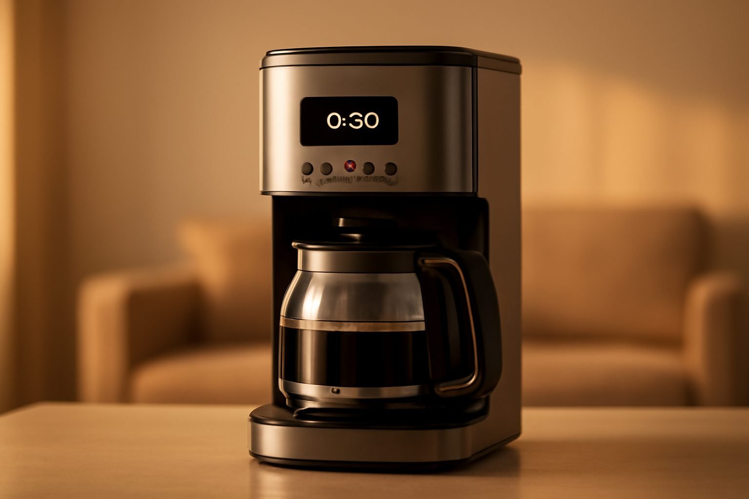 Kaffeemaschine mit Timer für Dunkle Morgen
