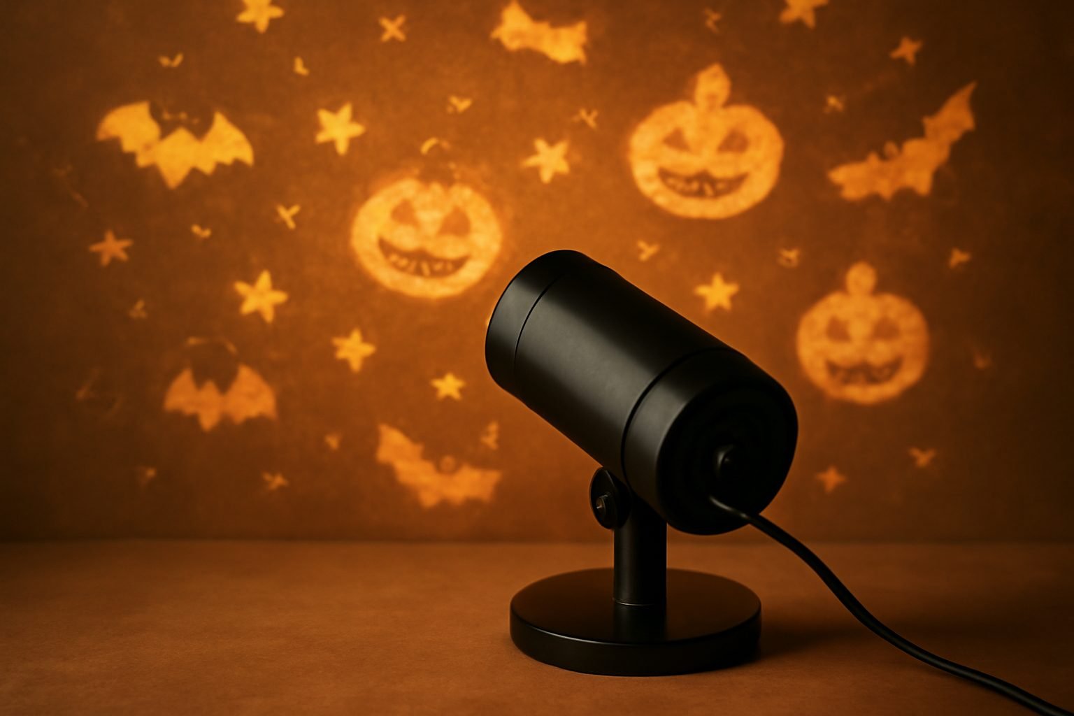 Laser Projektor mit Halloween Motiven