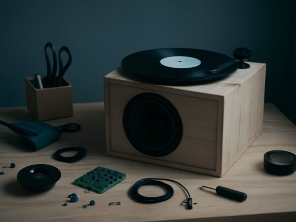 Plattenspieler mit Lautsprecher: 6 Schritte zum Ergebnis