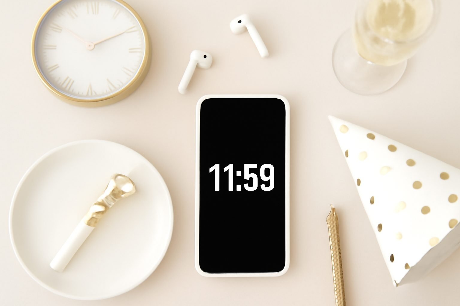 Silvester Countdown auf Beamer Anzeigen