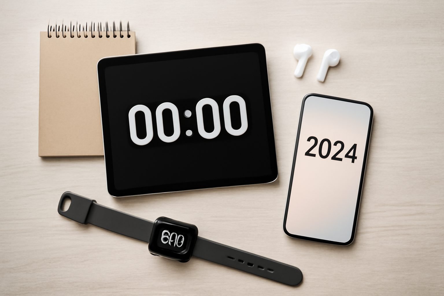 Silvester Countdown Timer für den Fernseher