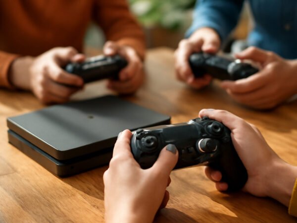 Silvester Spiele auf der Konsole Familie
