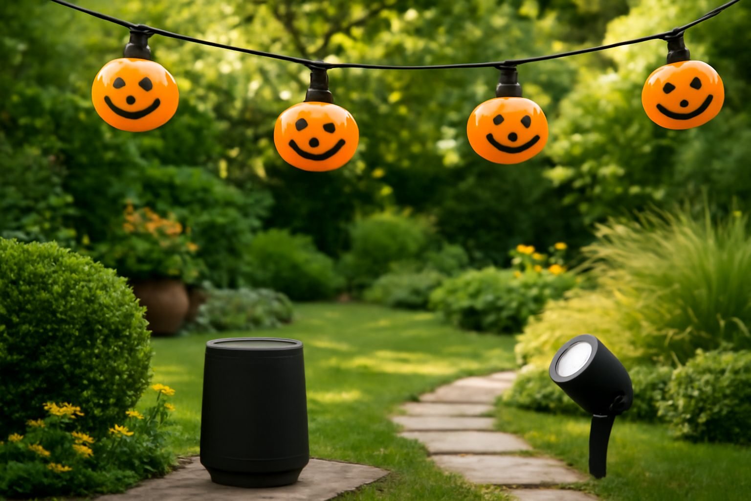 Solar Lichterkette für Halloween Aussenbereich