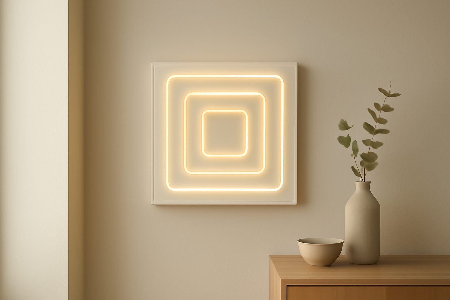 Wanddeko Ideen LED — 11 einfache Varianten