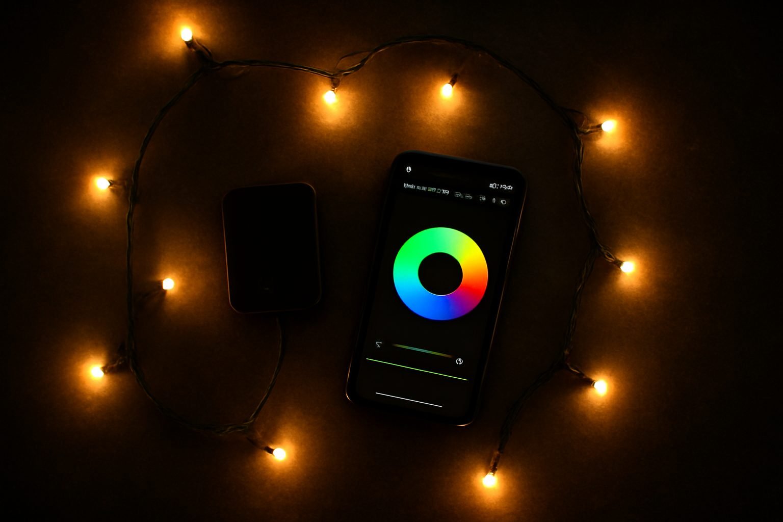 Weihnachtsbeleuchtung Per App steuern