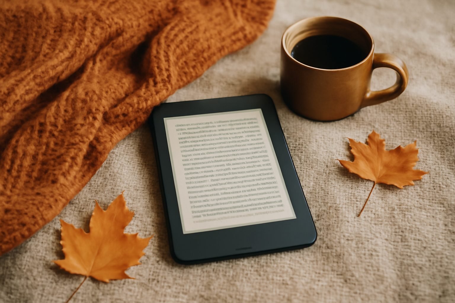 E Reader für Lange Herbstabende