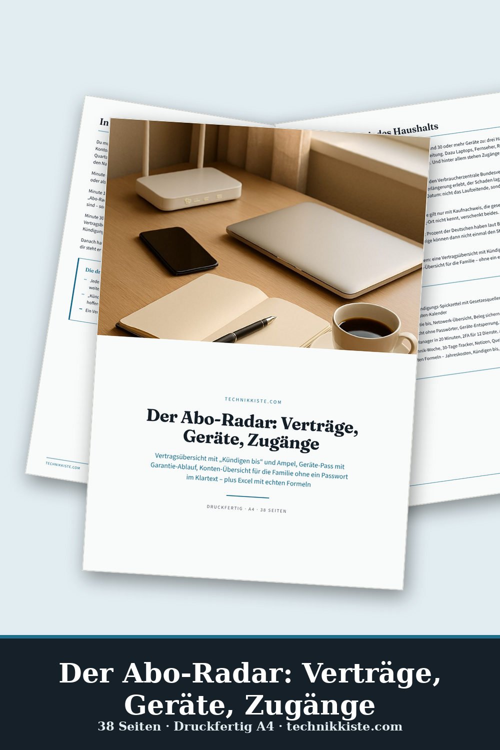 Der Abo-Radar: Verträge, Geräte, Zugänge – Vorschau Seite 1
