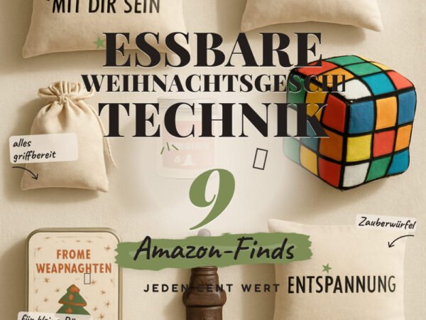 Essbare Weihnachtsgeschenke Technik: 9 Amazon-Finds, für Nerds und Genießer