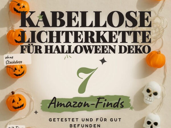 Kabellose Lichterkette für Halloween-Deko: 7 Amazon-Finds
