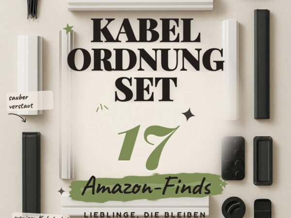 Kabel-Ordnung Set: 17 Amazon-Finds, endlich clean am Schreibtisch