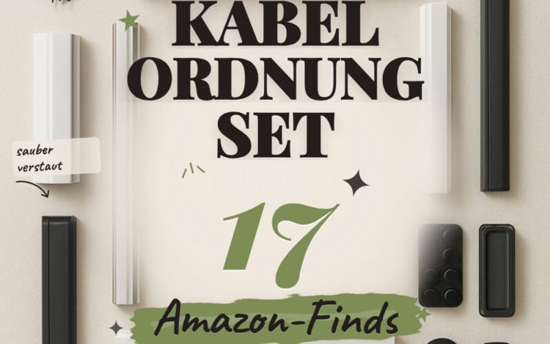 Kabel-Ordnung Set: 17 Amazon-Finds, endlich clean am Schreibtisch